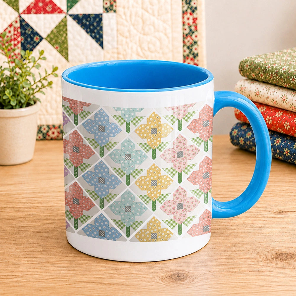 Flower Patchwork 11oz Mug