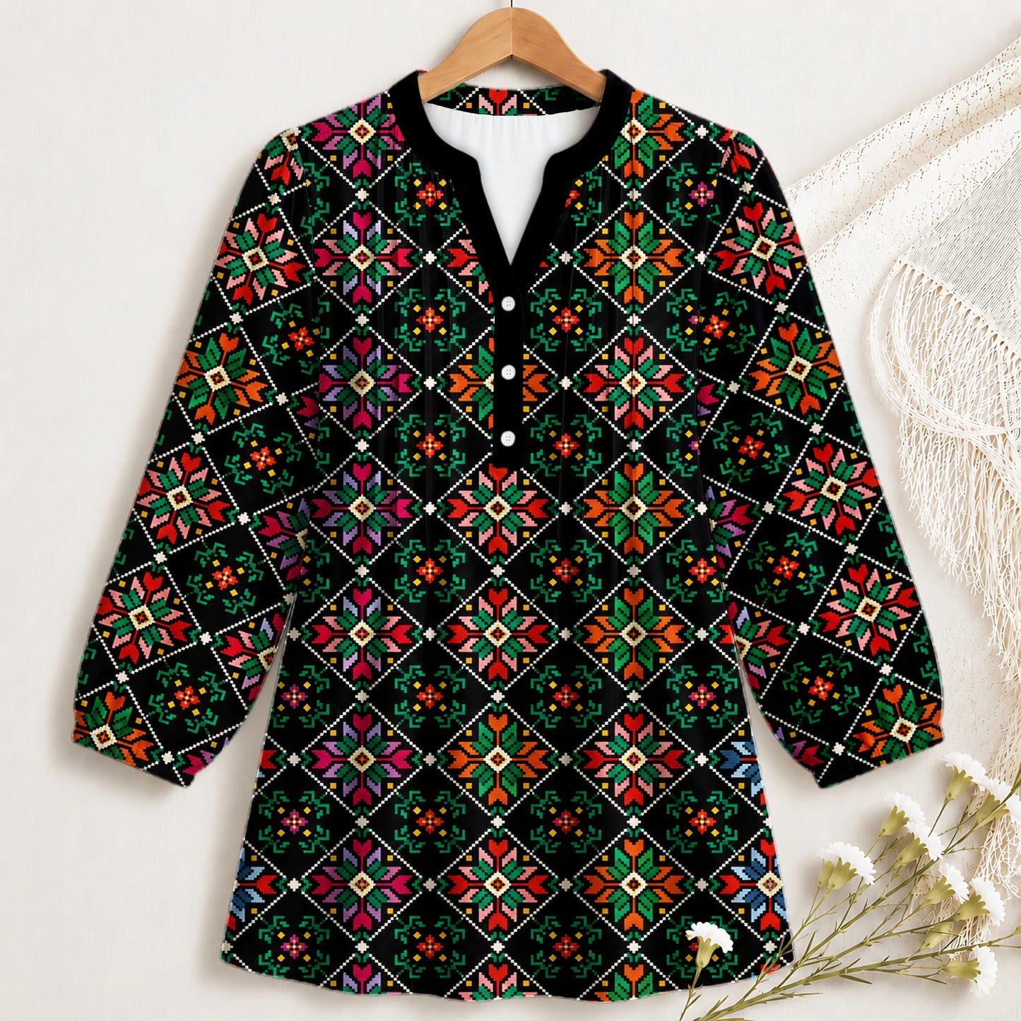Folk Bloom Blouse