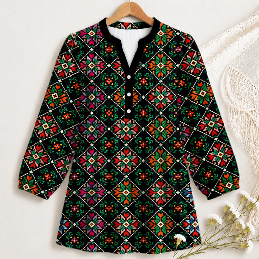 Folk Bloom Blouse
