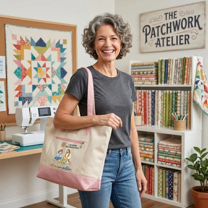 God Piecing Broken Pieces Tote