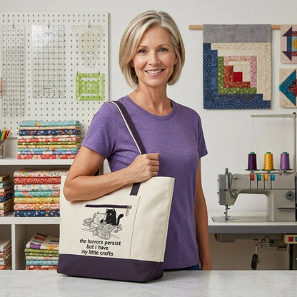 Little Crafts vs. The World Tote