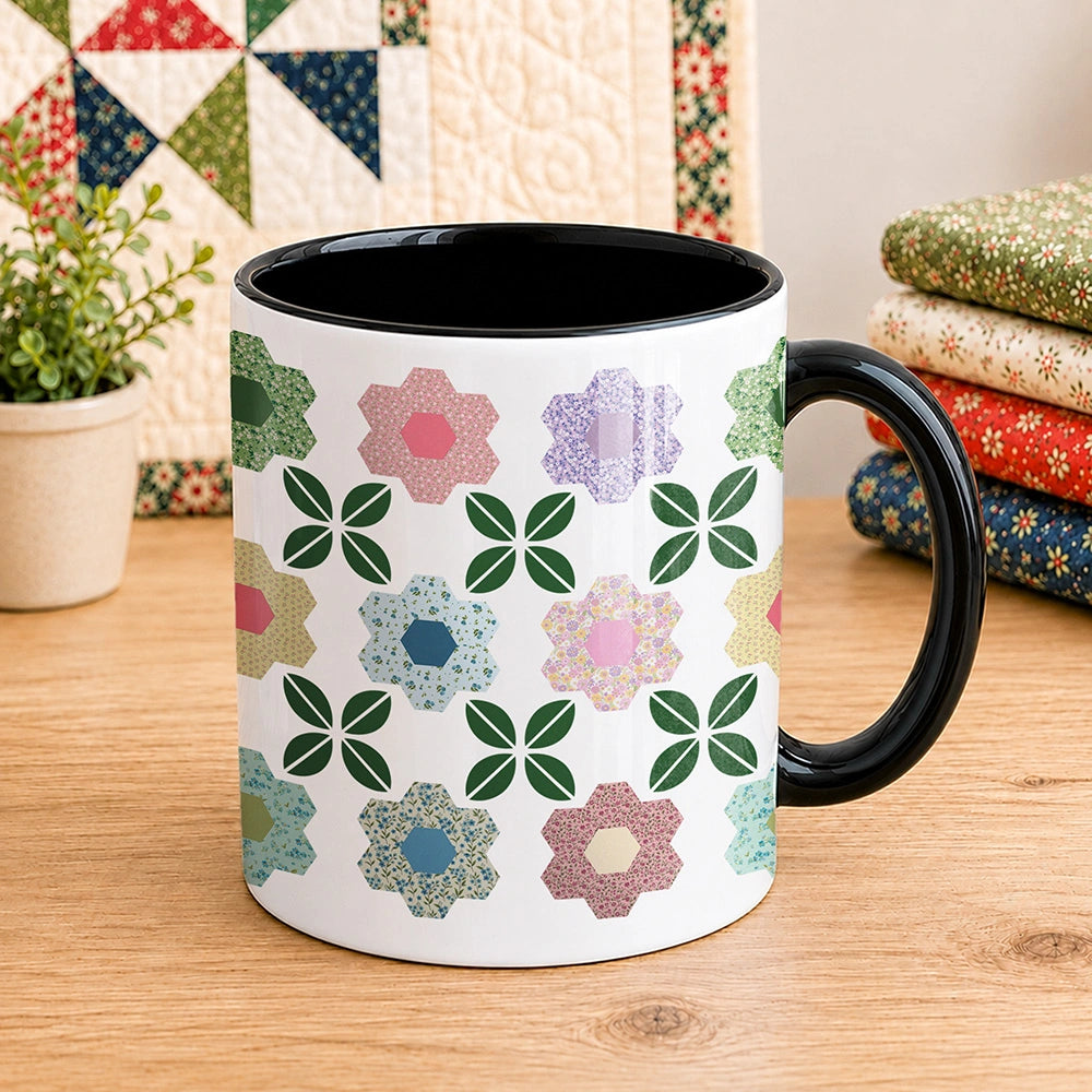 Patchwork Posies 11oz Mug