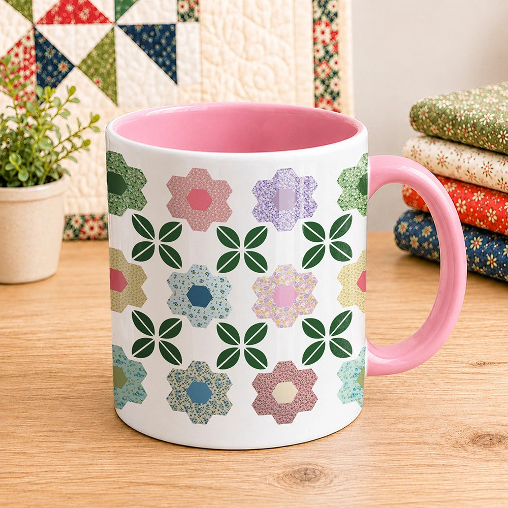 Patchwork Posies 11oz Mug