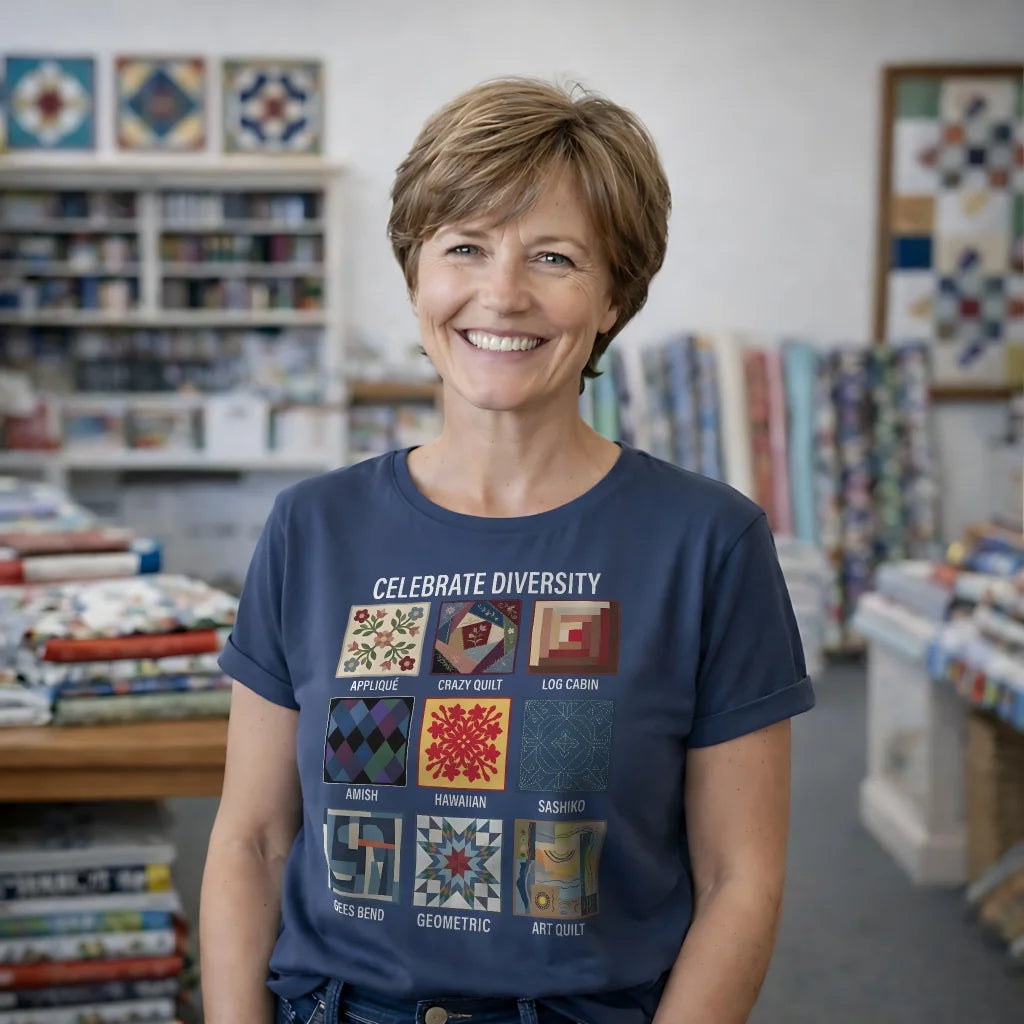 T-shirt Patchwork de la diversité