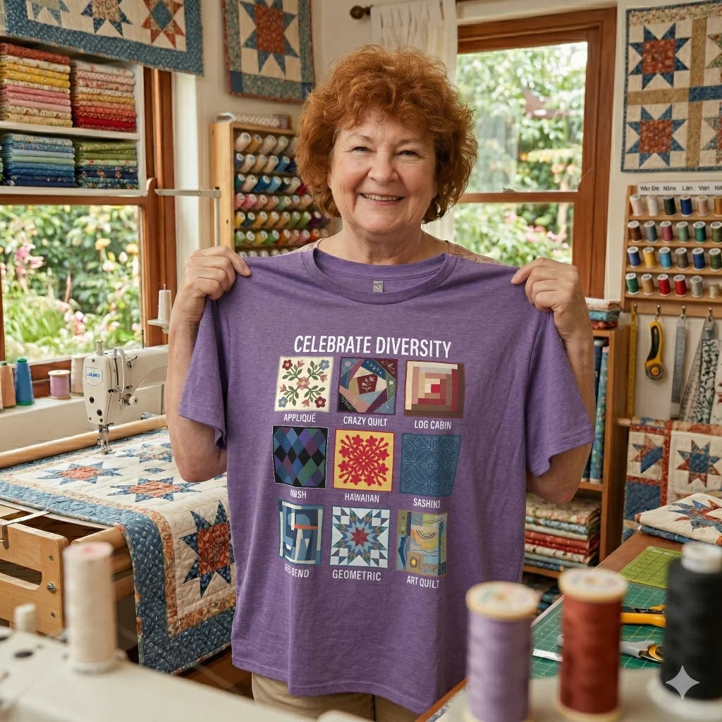 T-shirt Patchwork de la diversité