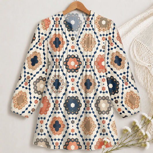 Patchwork Garden Blouse