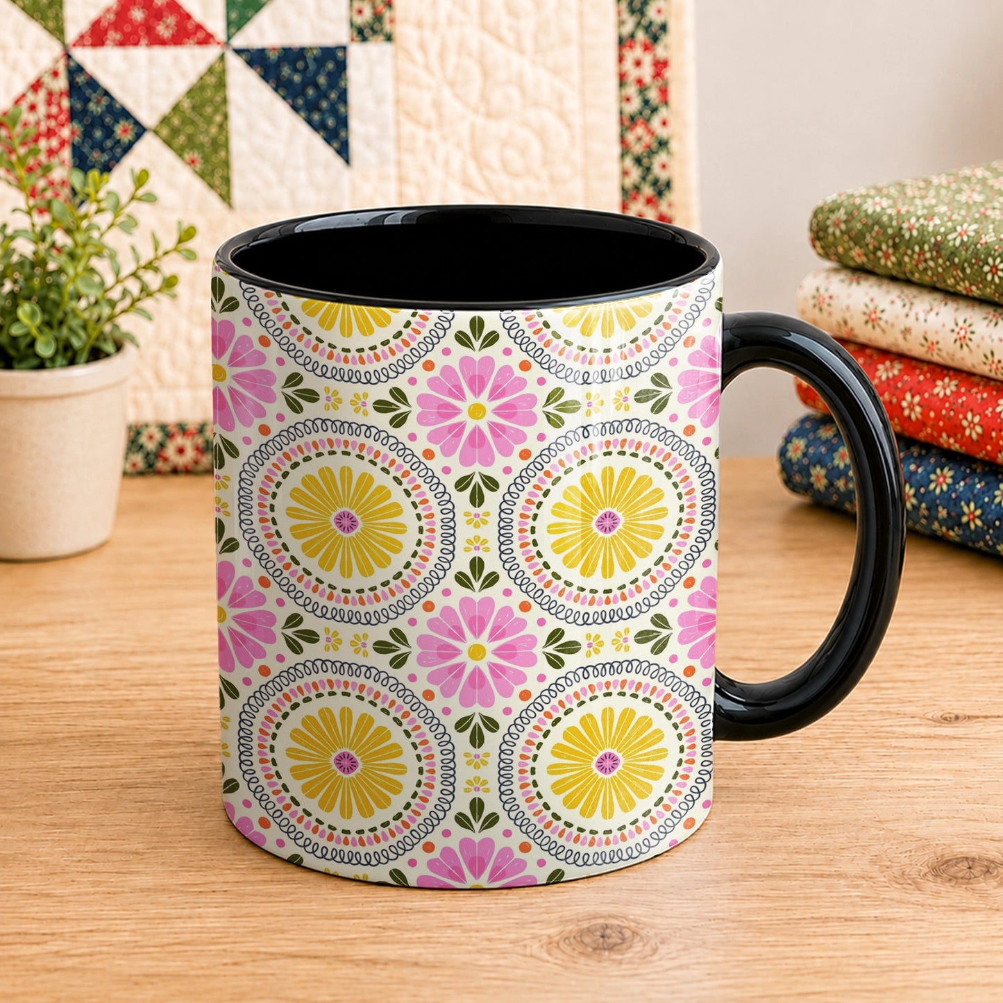 Pattern Flower 11oz Mug
