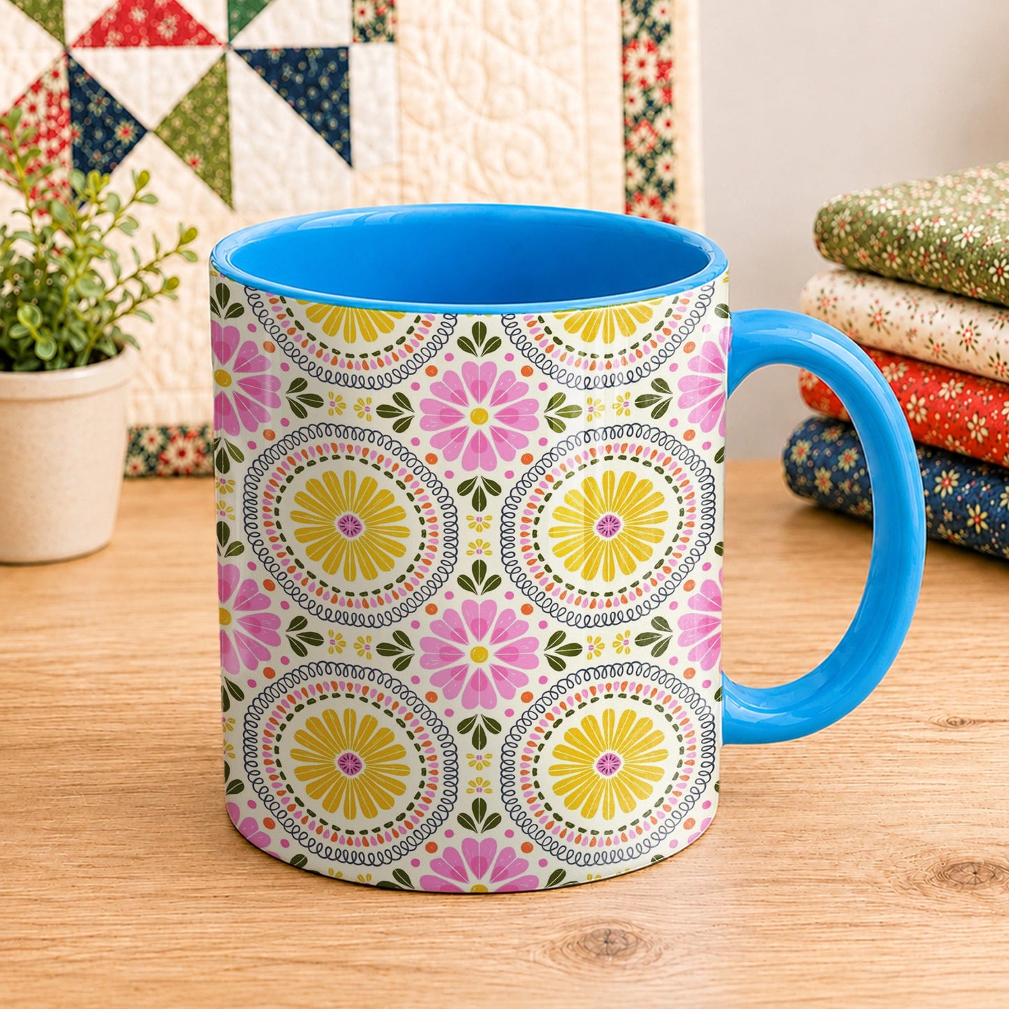 Pattern Flower 11oz Mug
