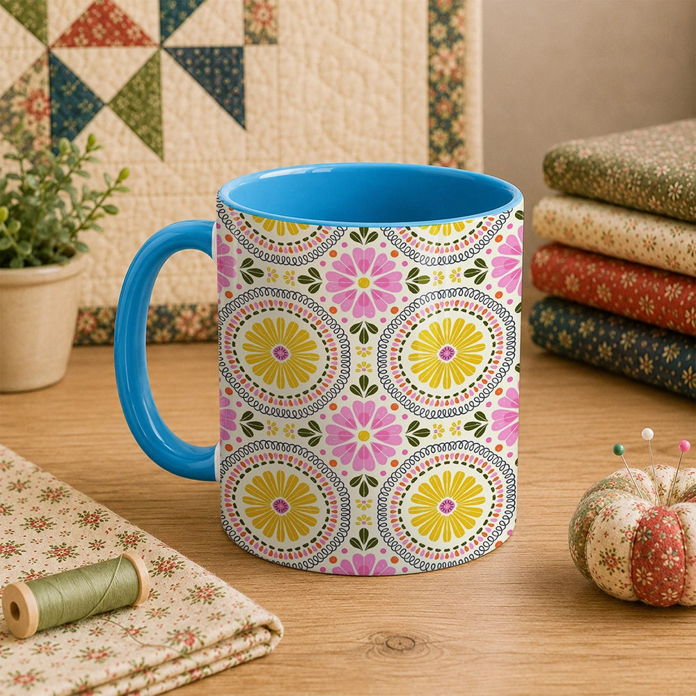 Pattern Flower 11oz Mug