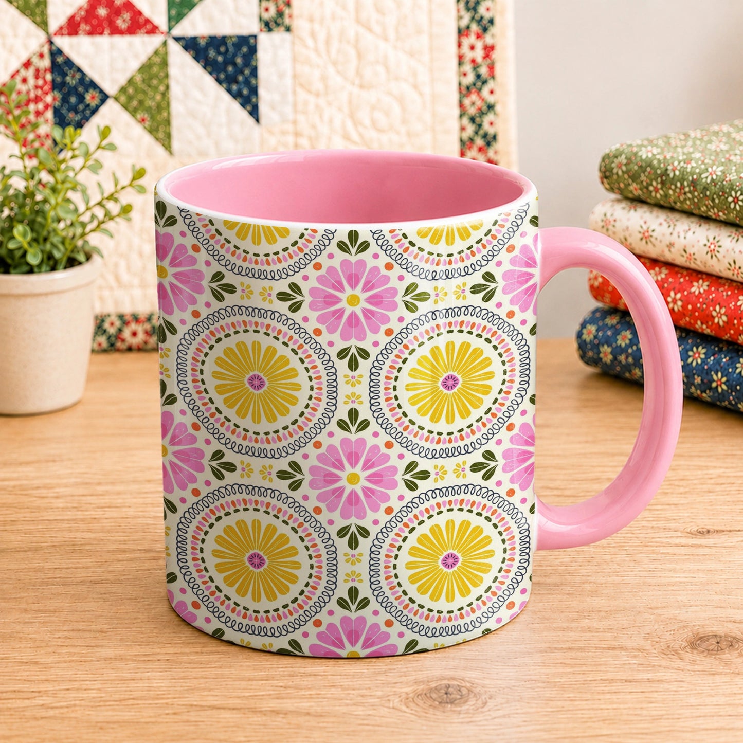 Pattern Flower 11oz Mug