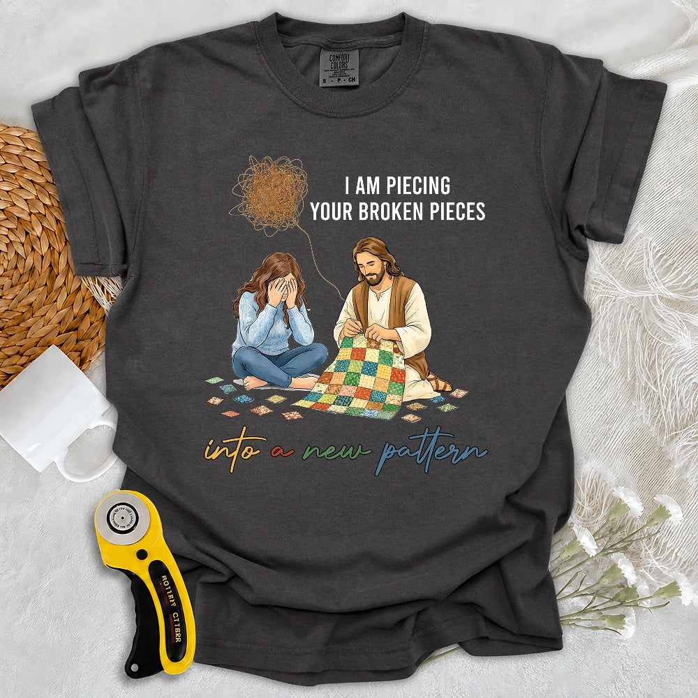 Comfort Colors God Piecing Broken Pieces T-shirt
