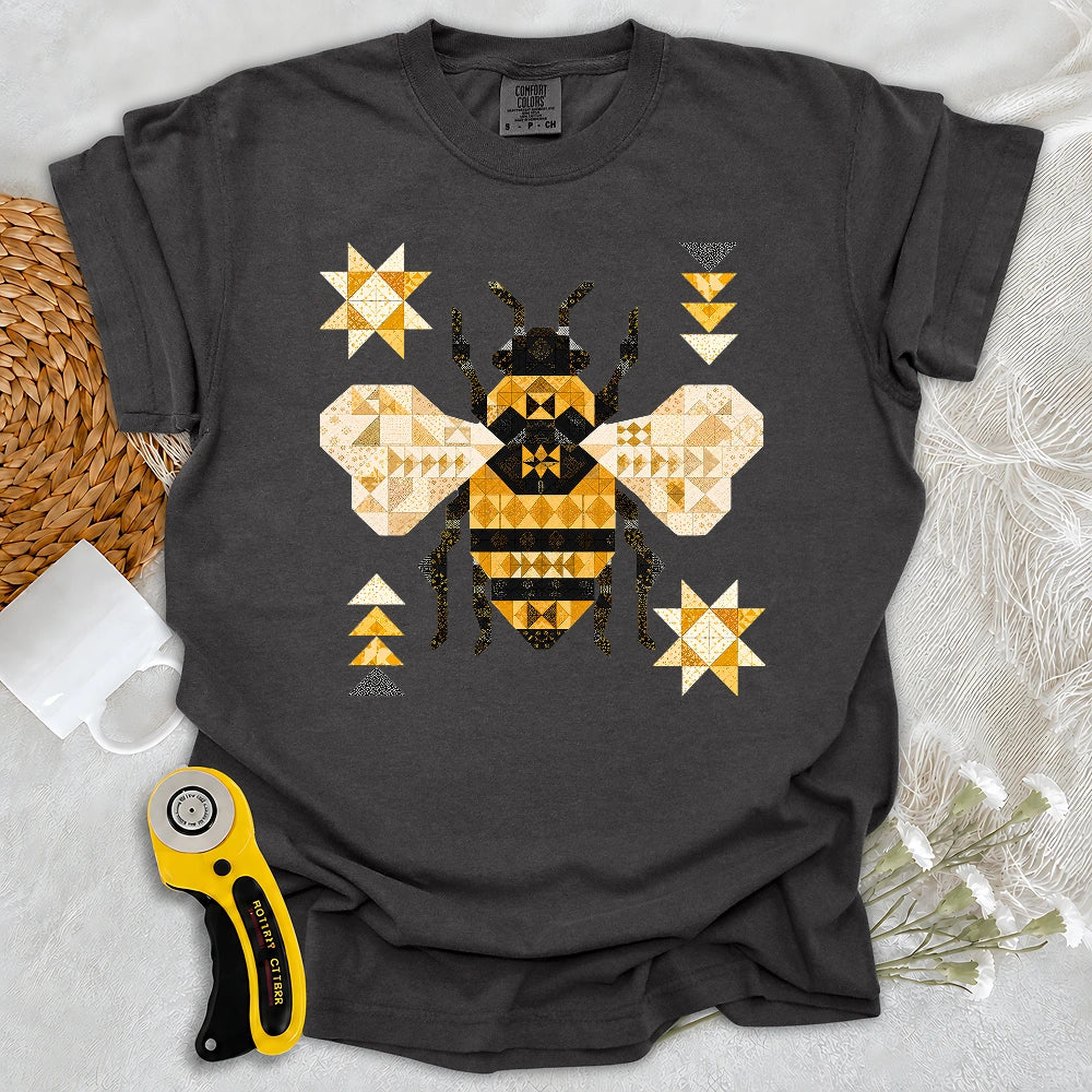Comfort Colors Patchwork Bee T-shirt