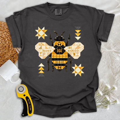 Comfort Colors Patchwork Bee T-shirt