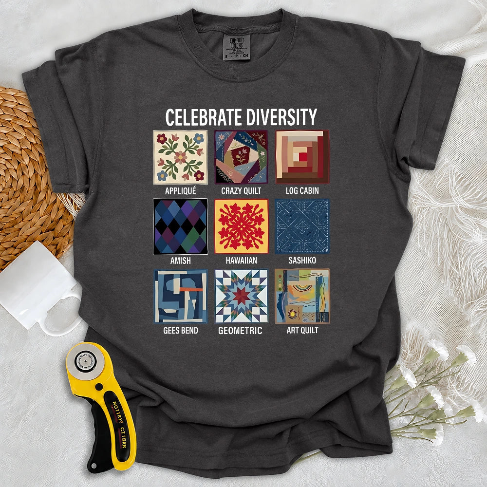 Comfort Colors Patchwork Diversity T-shirt