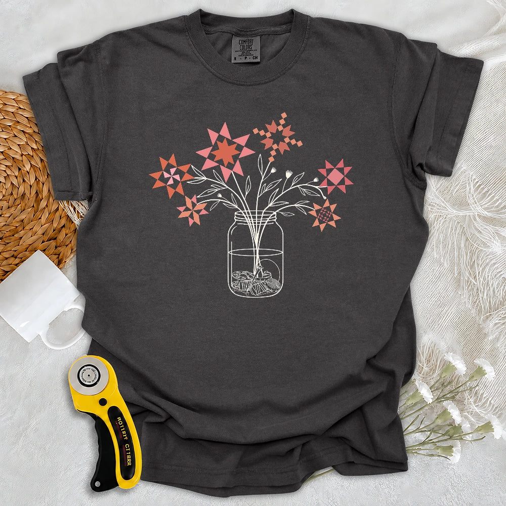Comfort Colors Patchwork Posy Jar T-shirt