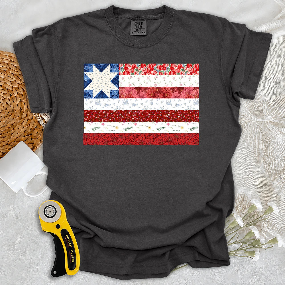 Comfort Colors USA Star Flag T-shirt