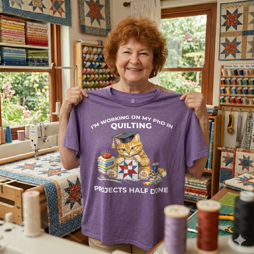 PhD In Quilting T-shirt