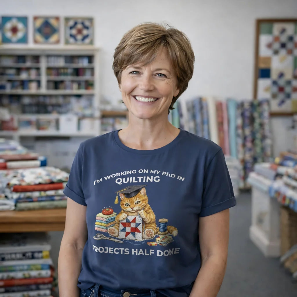 PhD In Quilting T-shirt