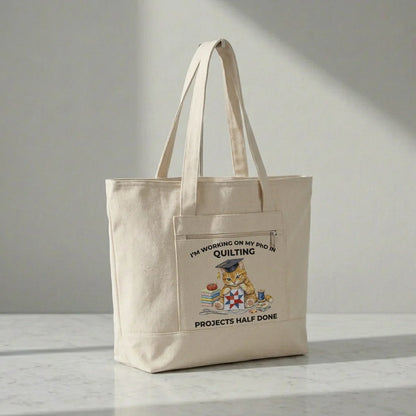 PhD In Quilting Tote