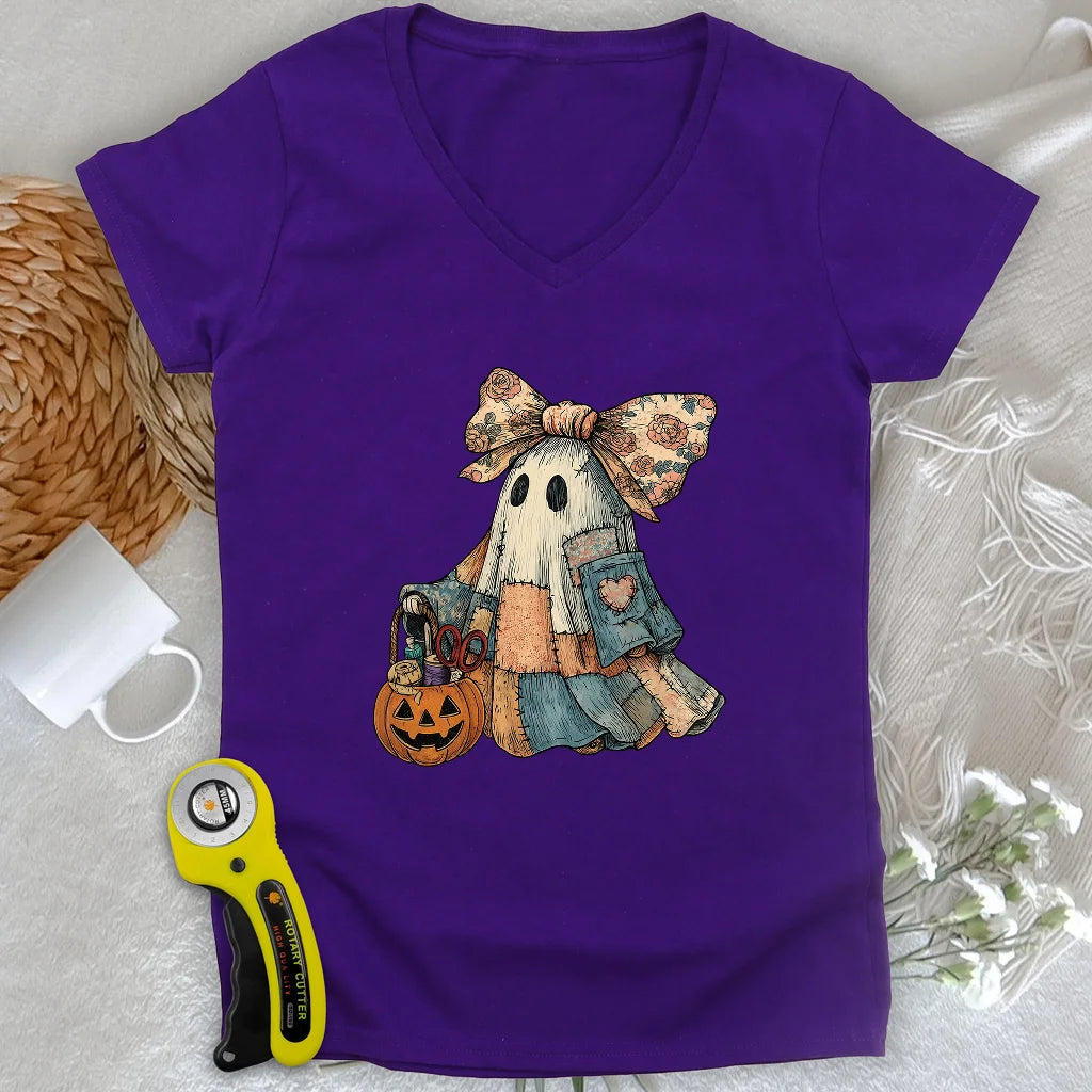 Bow-Boo Lady V-neck