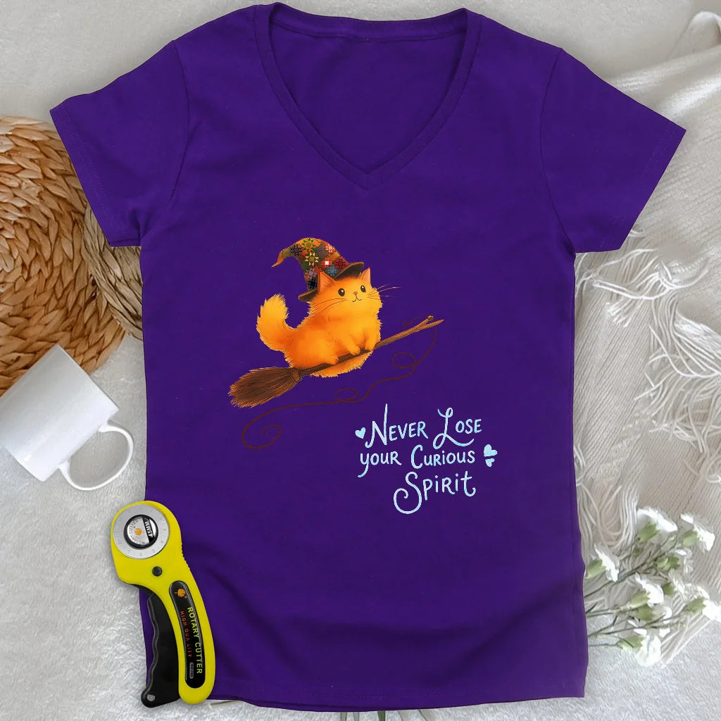 Curious Spirit Lady V-neck