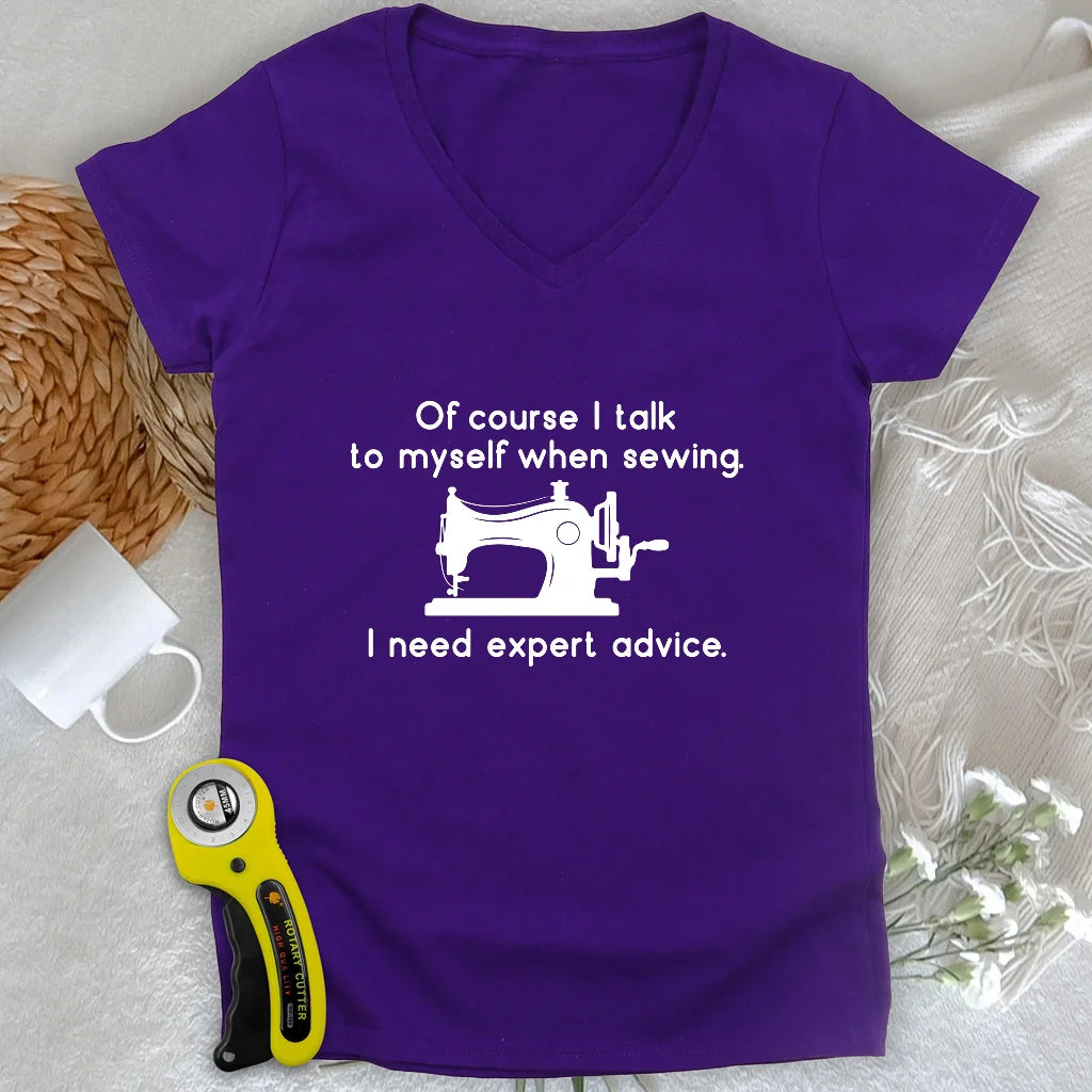 Expert Advice Lady V-neck