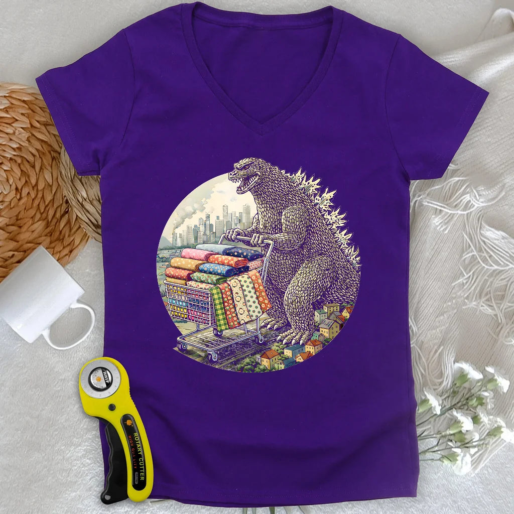 Hoardzilla Lady V-neck