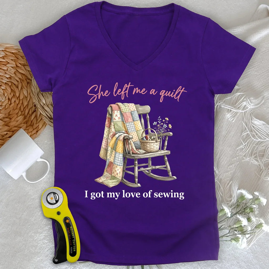 Love Passed Down Lady V-neck