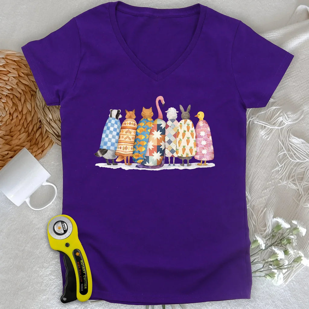 Quilted Souls Lady V-neck