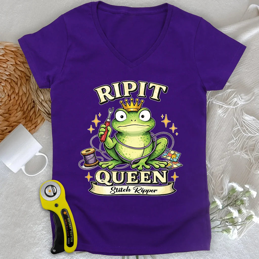 RIPIT Queen Lady V-neck
