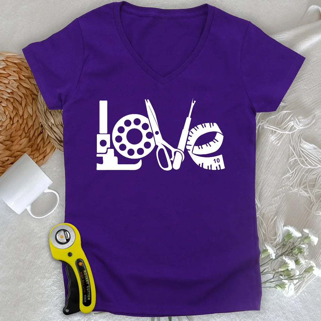 Sew In Love Lady V-neck