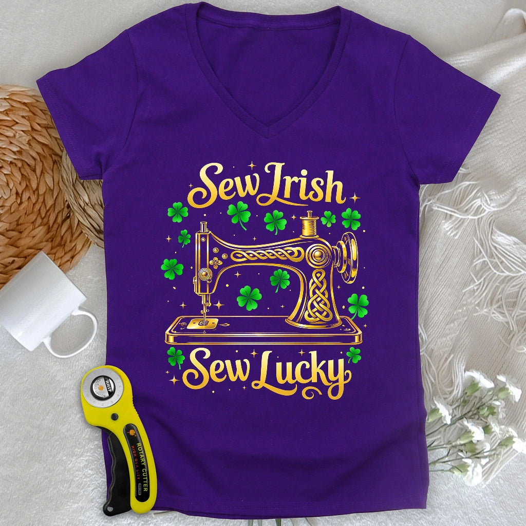 Sew Lucky Lady Col en V
