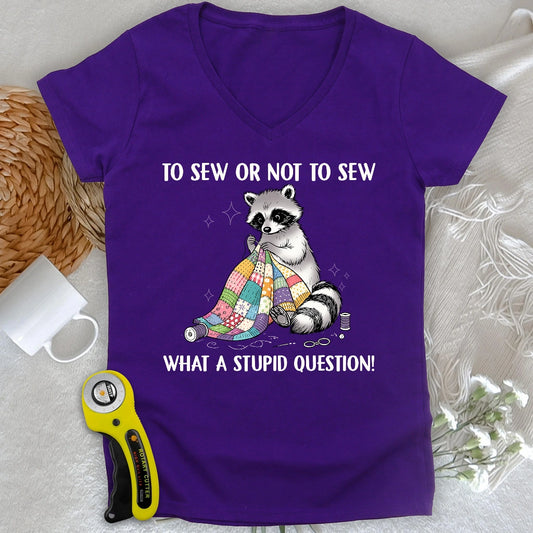 Sew and Sew Lady V-neck
