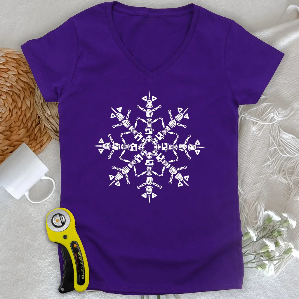 Sewflake Lady V-neck