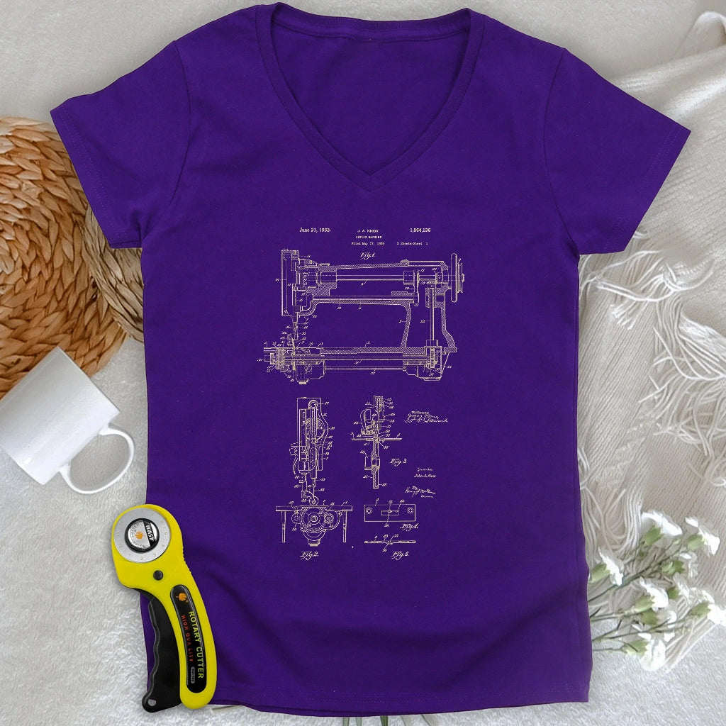 Sewing Pattern Lady V-neck