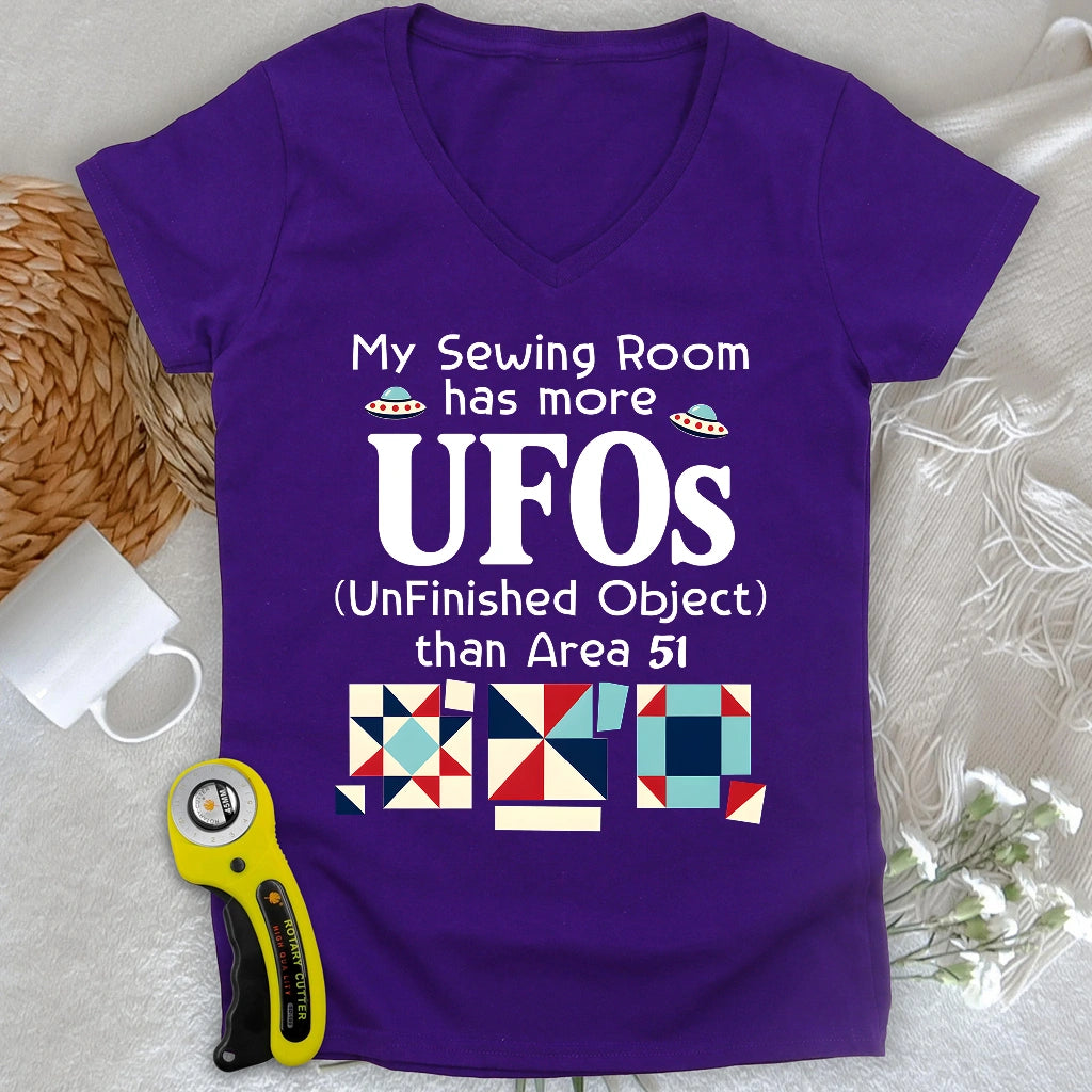 Sewing UFOs Lady V-neck