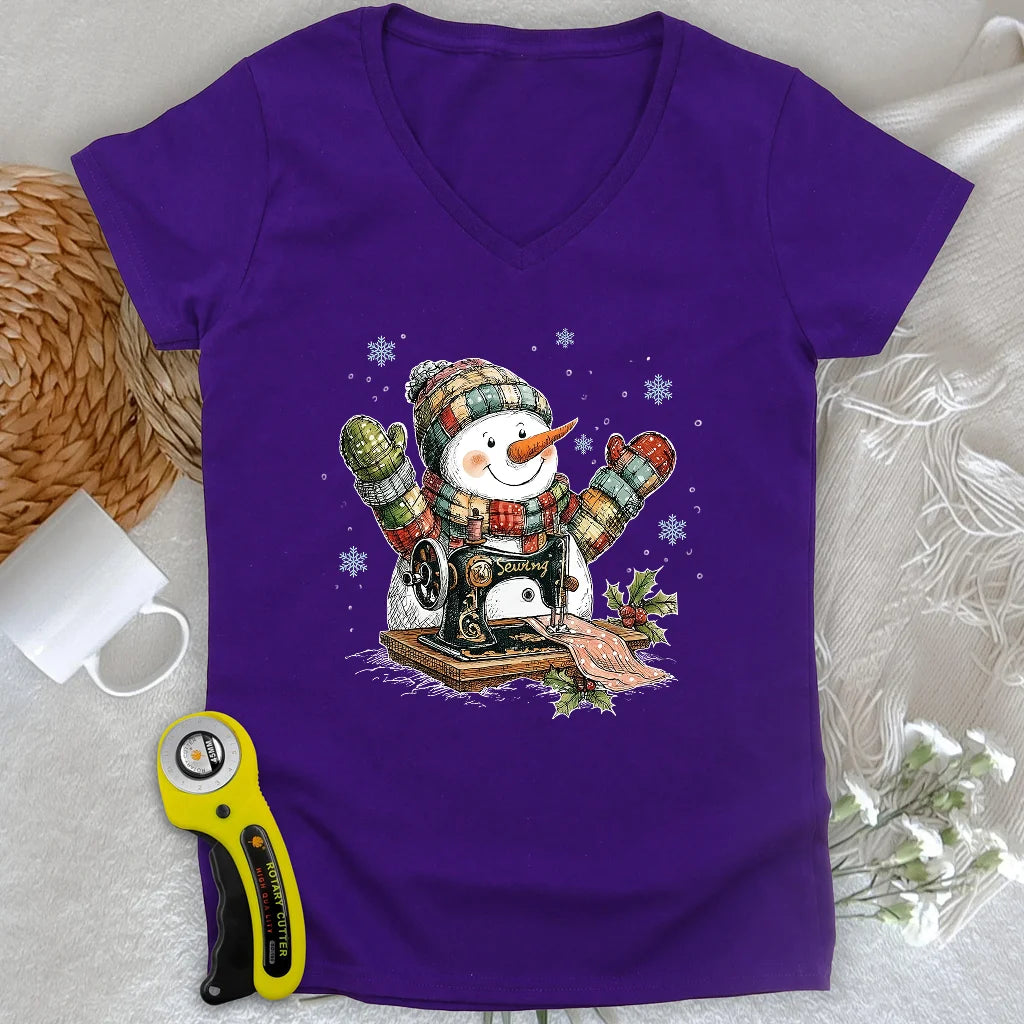 Snow Sew Lady V-neck