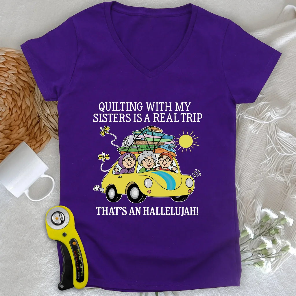 That's an Hallelujah! Lady V-neck