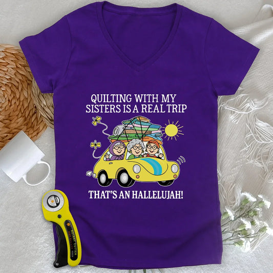 That's an Hallelujah! Lady V-neck