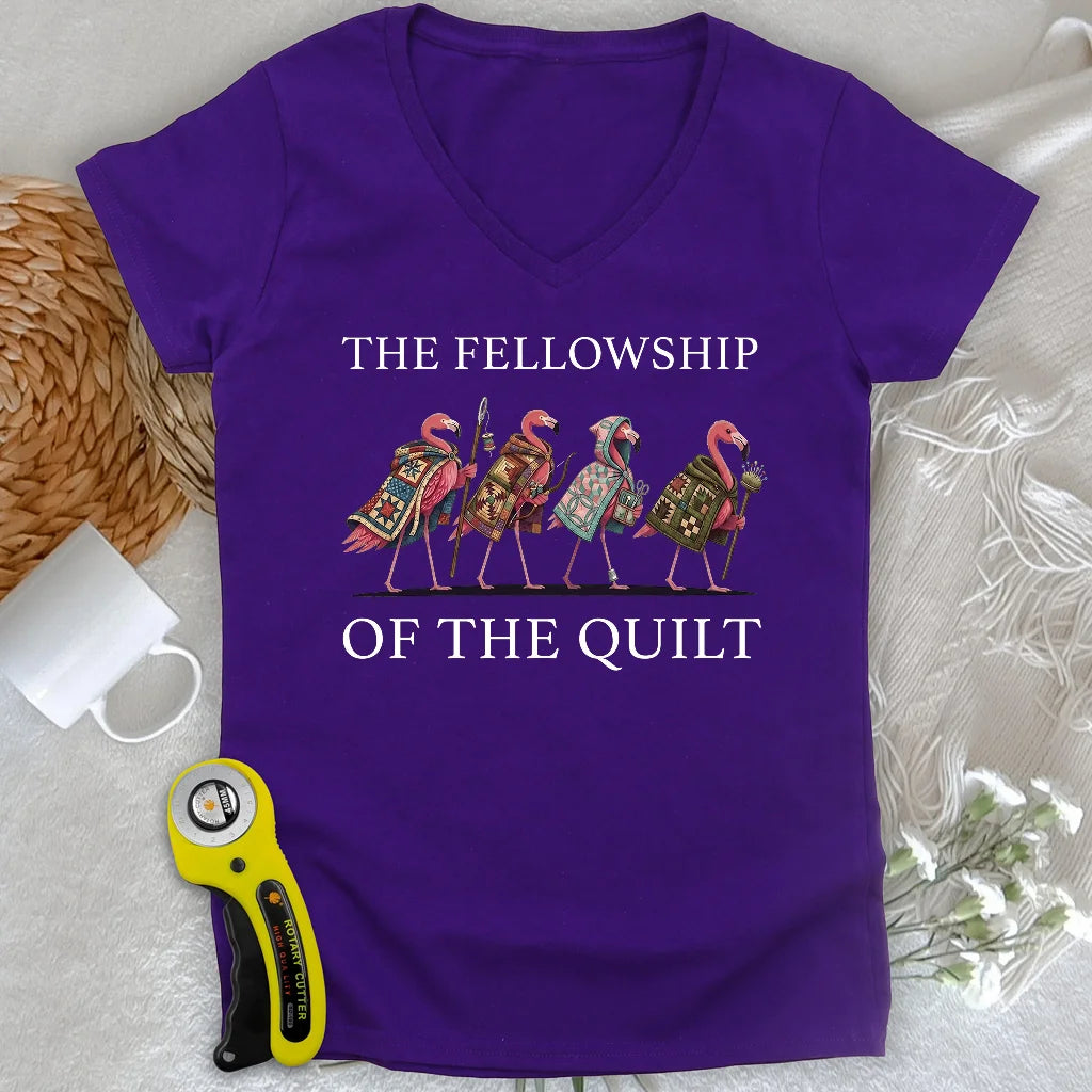 The Quilting Fellowship Lady V-neck
