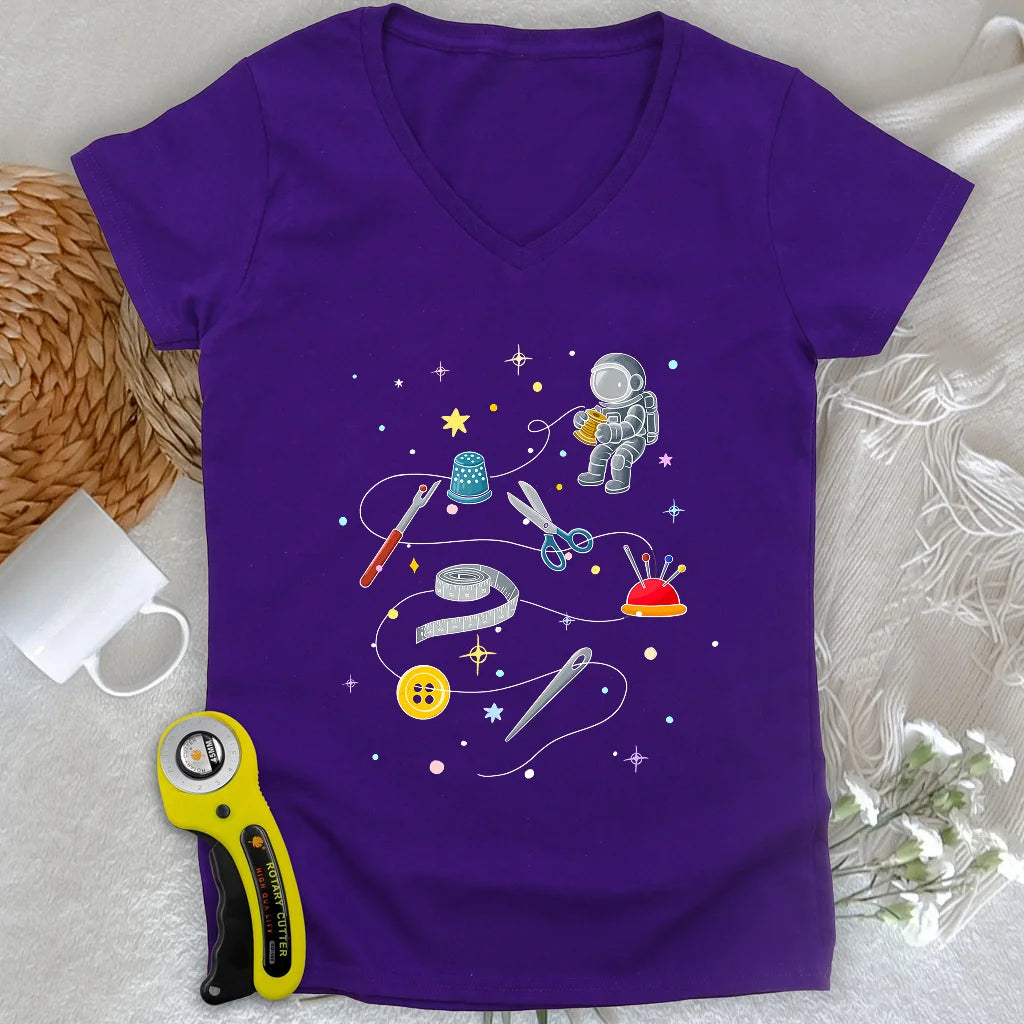 Through the Stars Lady V-neck