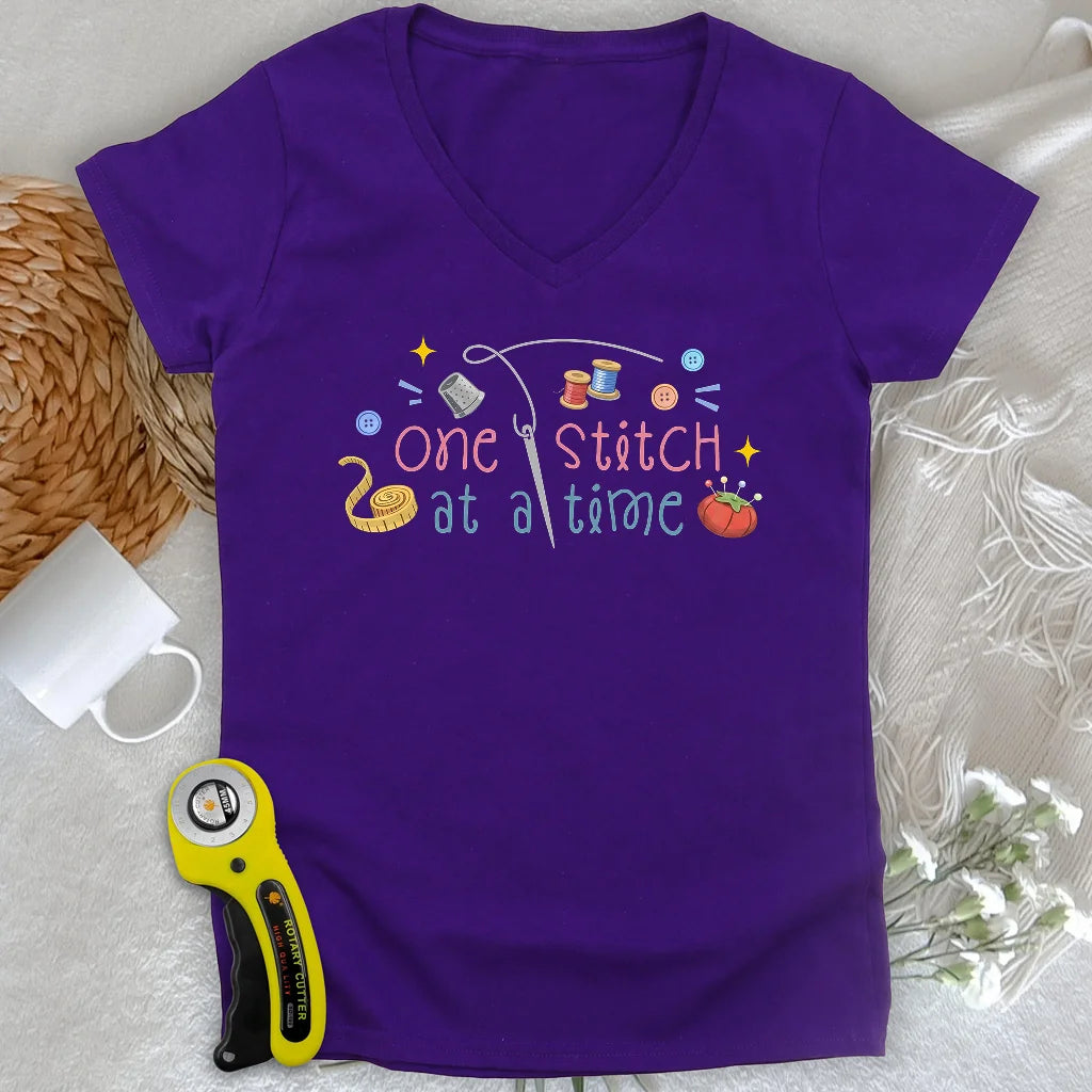 Time Crafter Life Lady V-neck