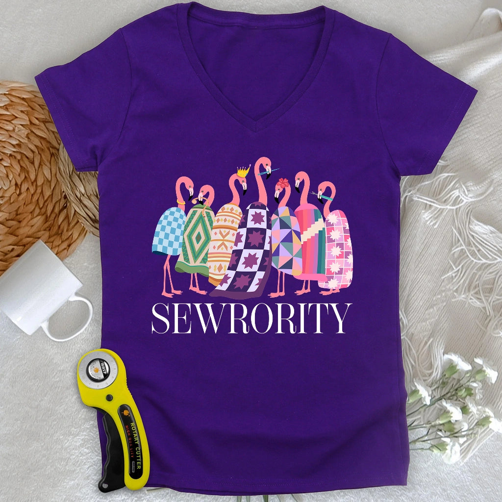 Sewrority Sisters Lady V-neck