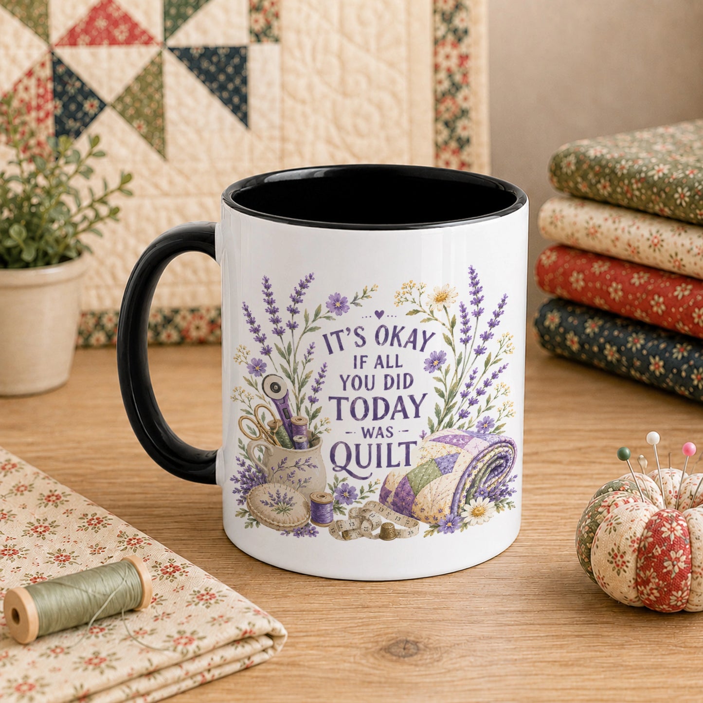 Quilt Days Are Productive Days 11oz Mug