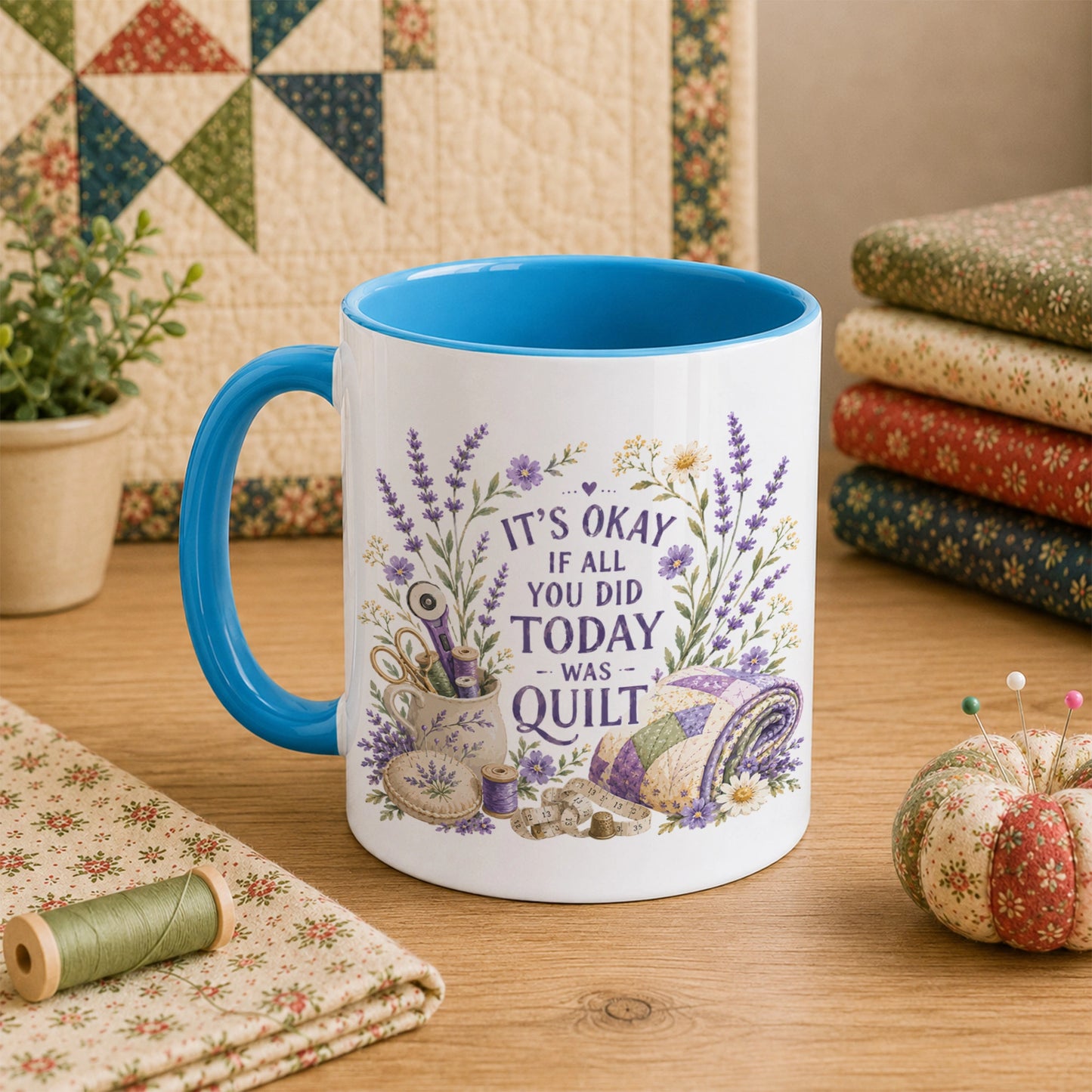 Quilt Days Are Productive Days 11oz Mug