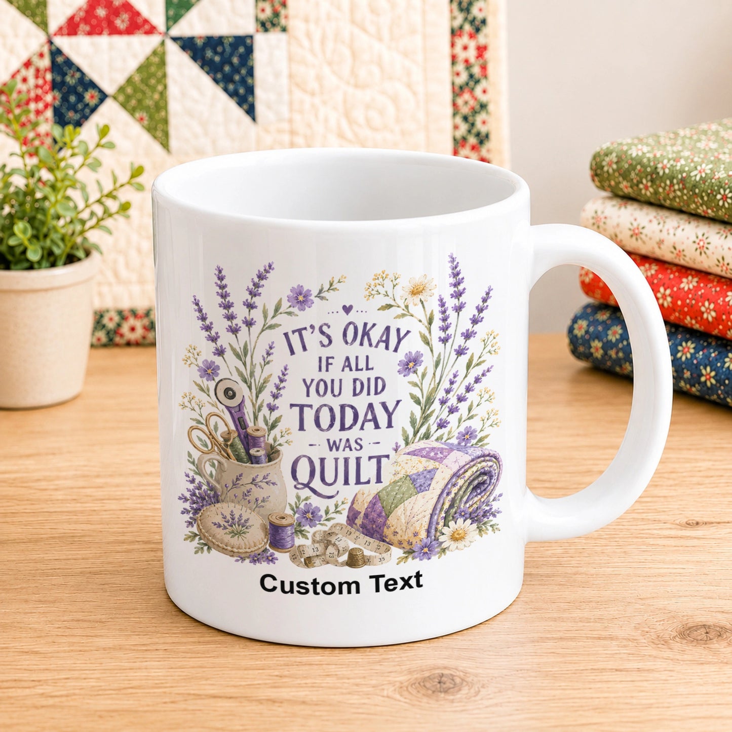 Quilt Days Are Productive Days 11oz Mug