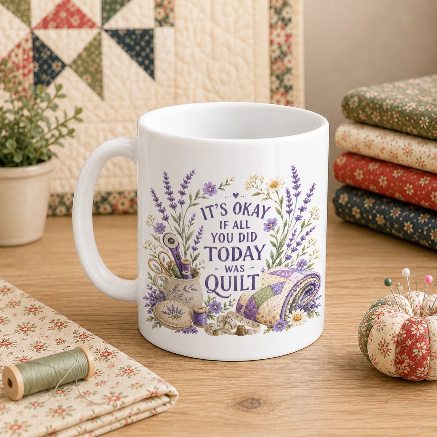 Quilt Days Are Productive Days 11oz Mug