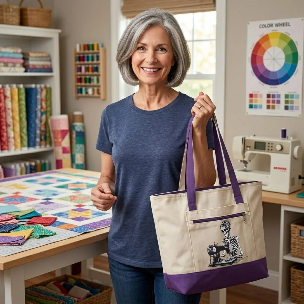 Quilting Skeleton Tote