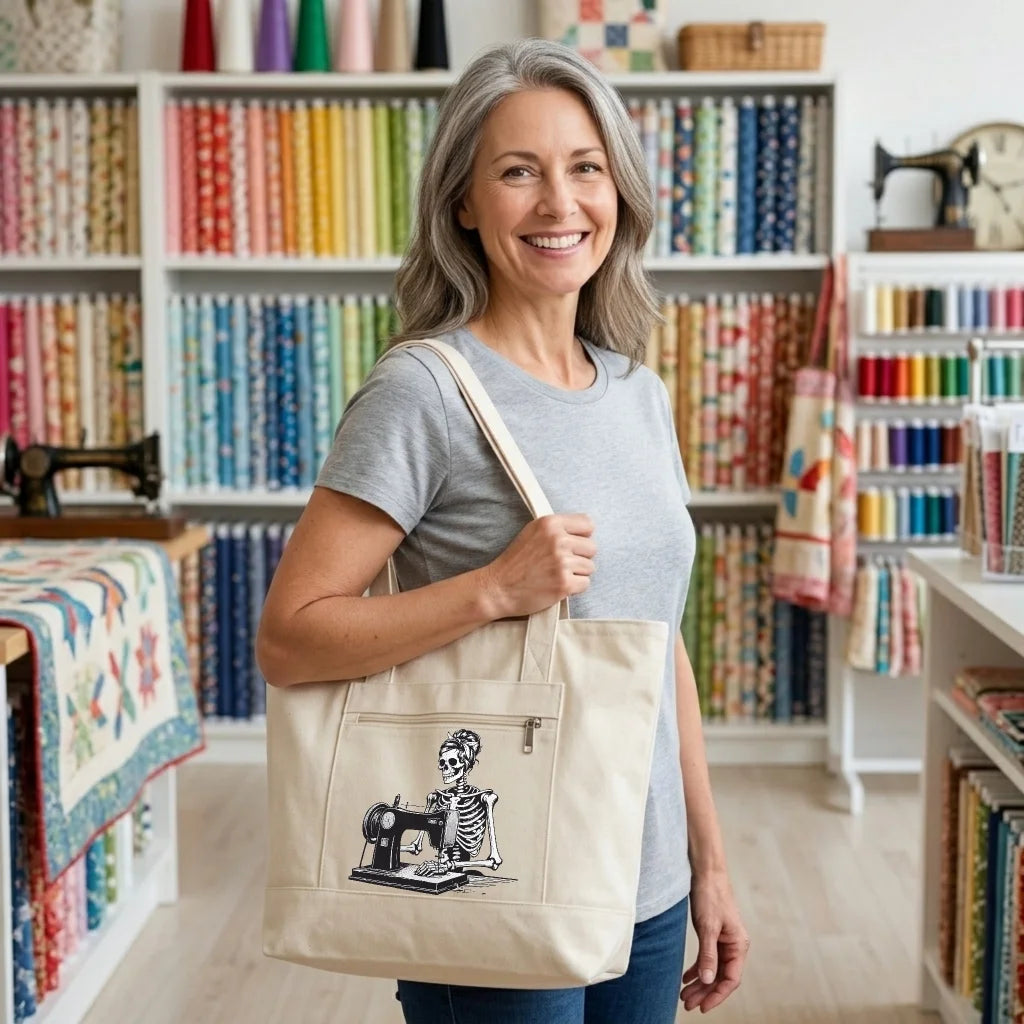 Quilting Skeleton Tote