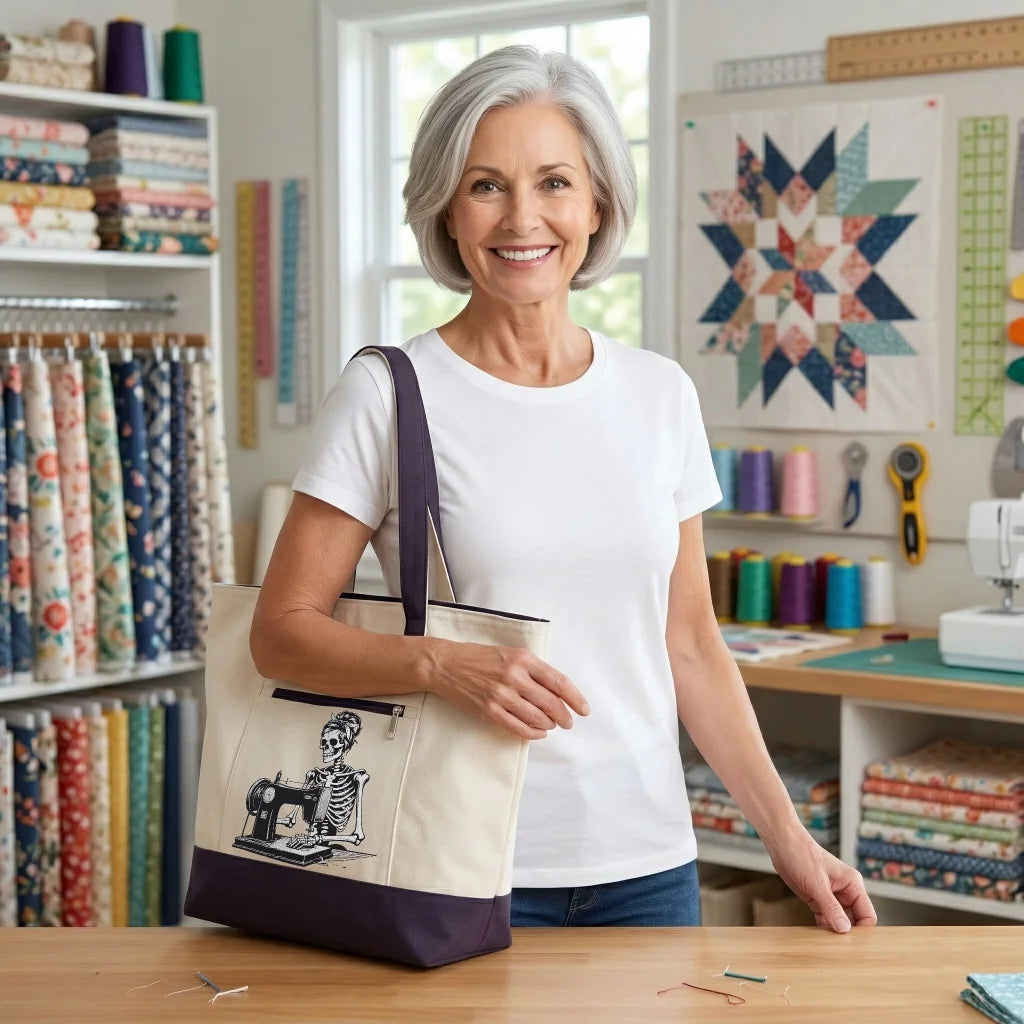 Quilting Skeleton Tote